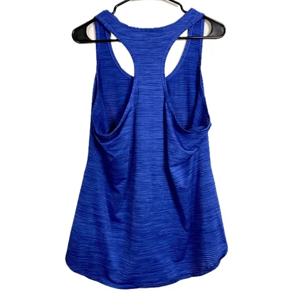 Athleta Fitted Racerback Tank XL Blue - Picture 3 of 3